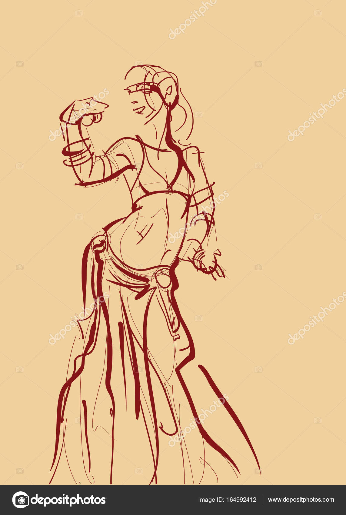 1142x1700 Tribal Belly Dancer With Cymbals Holding Expressive Impressive