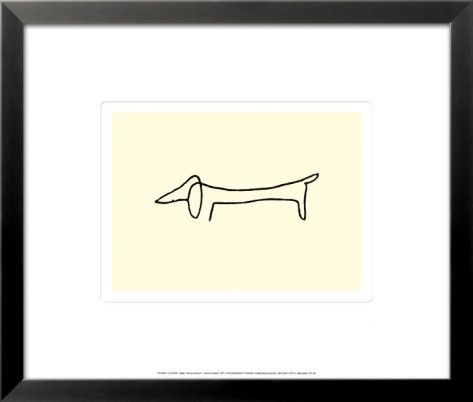 473x402 The Dog Dachshund Drawing, Picasso And Dachshunds