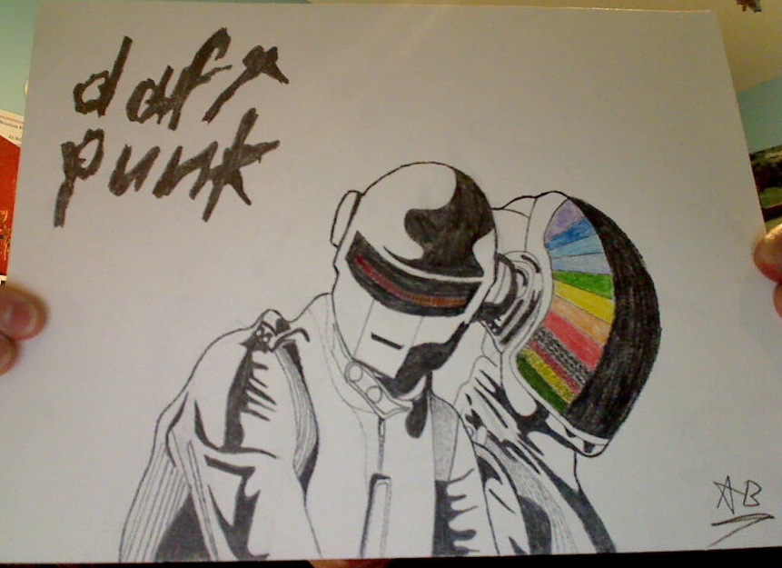 861x625 Daft Punk Draw By Horse Anatomy