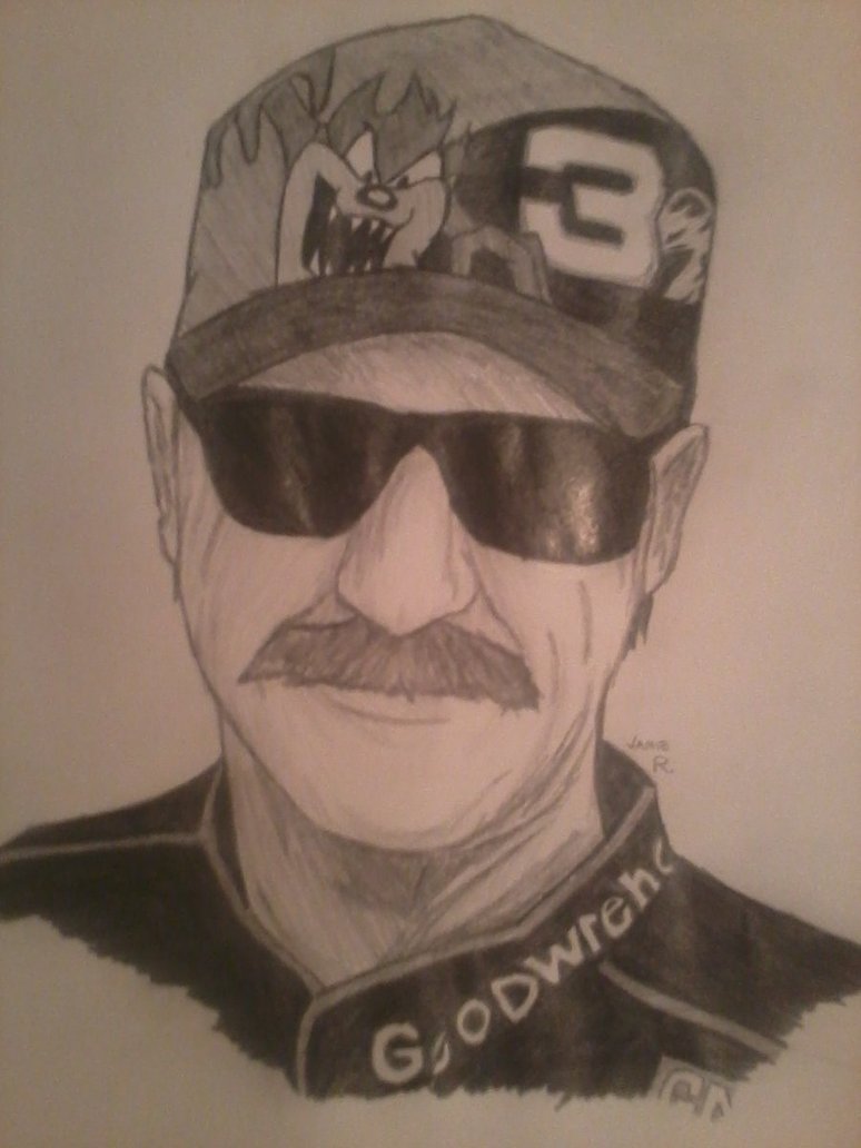 774x1032 Dale Earnhardt Sr. Sketch By Poison38