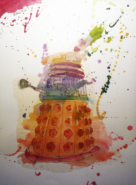 462x627 Dalek Drawing