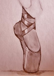 215x300 Dance Shoes Drawings