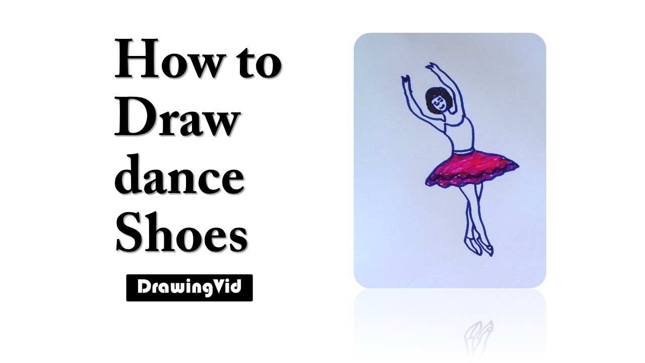 1280x720 How To Draw Dance Shoes