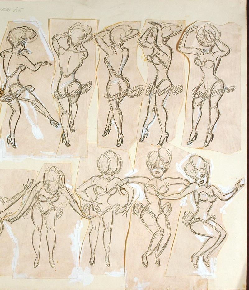 800x934 Preston Blair's Red Hot Dancing