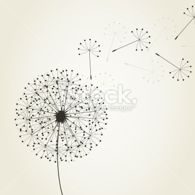 380x380 From A Dandelion Seeds Fly. A Vector Illustration Vector Art