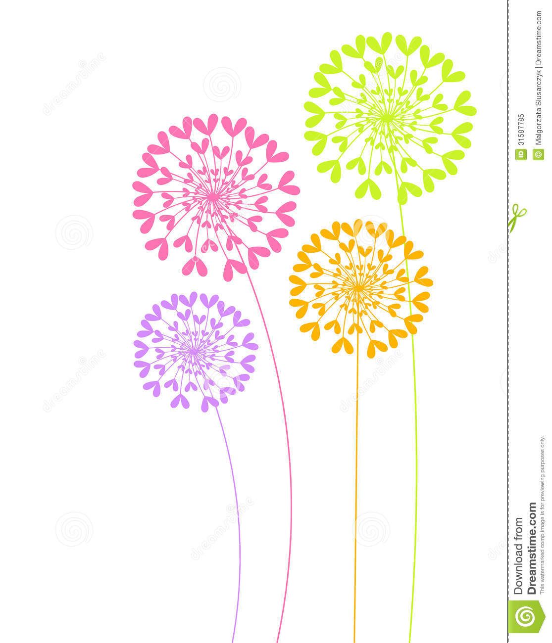 1115x1300 Dandelion Vector