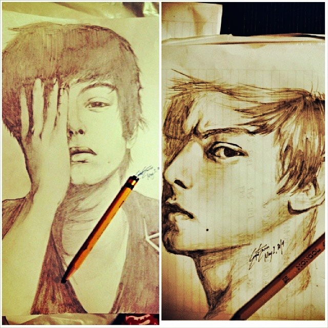 640x640 Pencil Sketch Daniel Padilla X2 By Reiko Akire