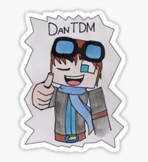 210x230 Dantdm Drawing Stickers Redbubble