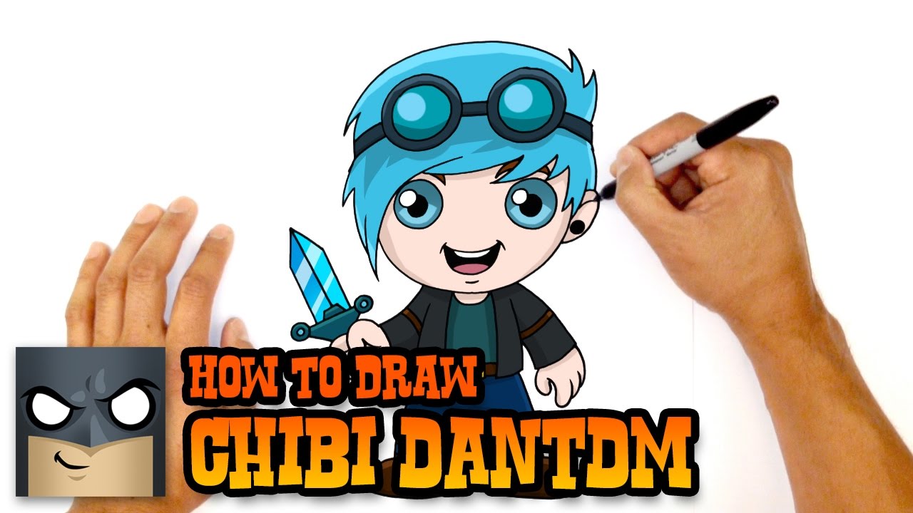 1280x720 How To Draw Dantdm The Diamond Minecart