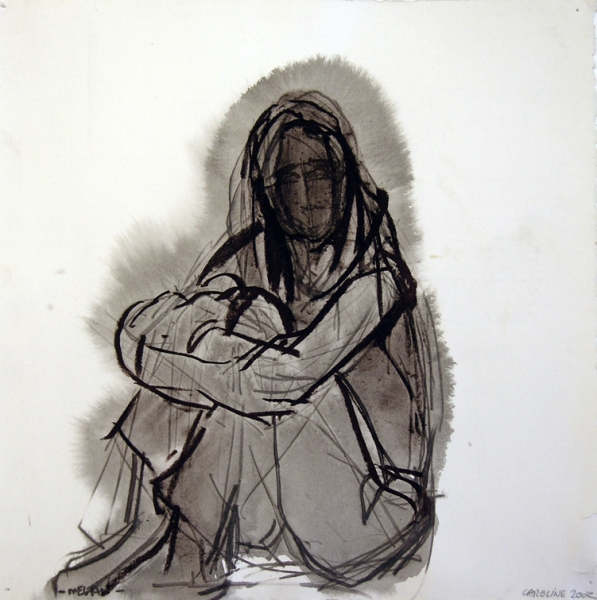 597x600 Caroline Tavelli Abar Images Dark Drawings