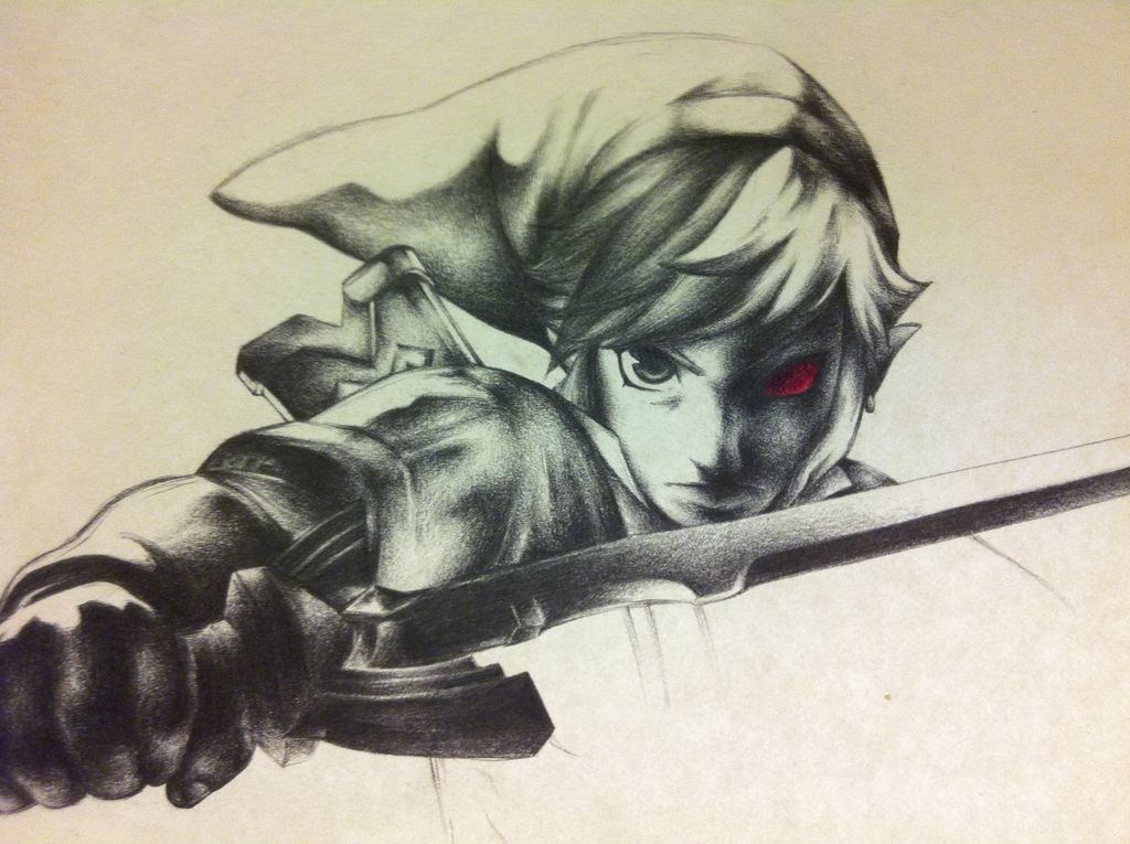 1024x765 Link Dark Link Drawing