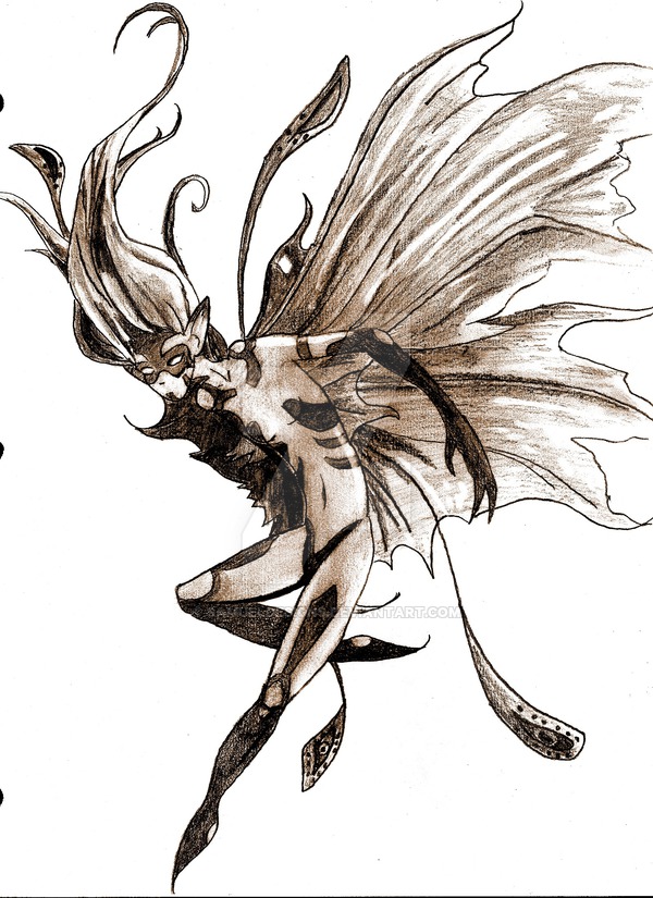 Dark Fairy Drawing At GetDrawings Free Download