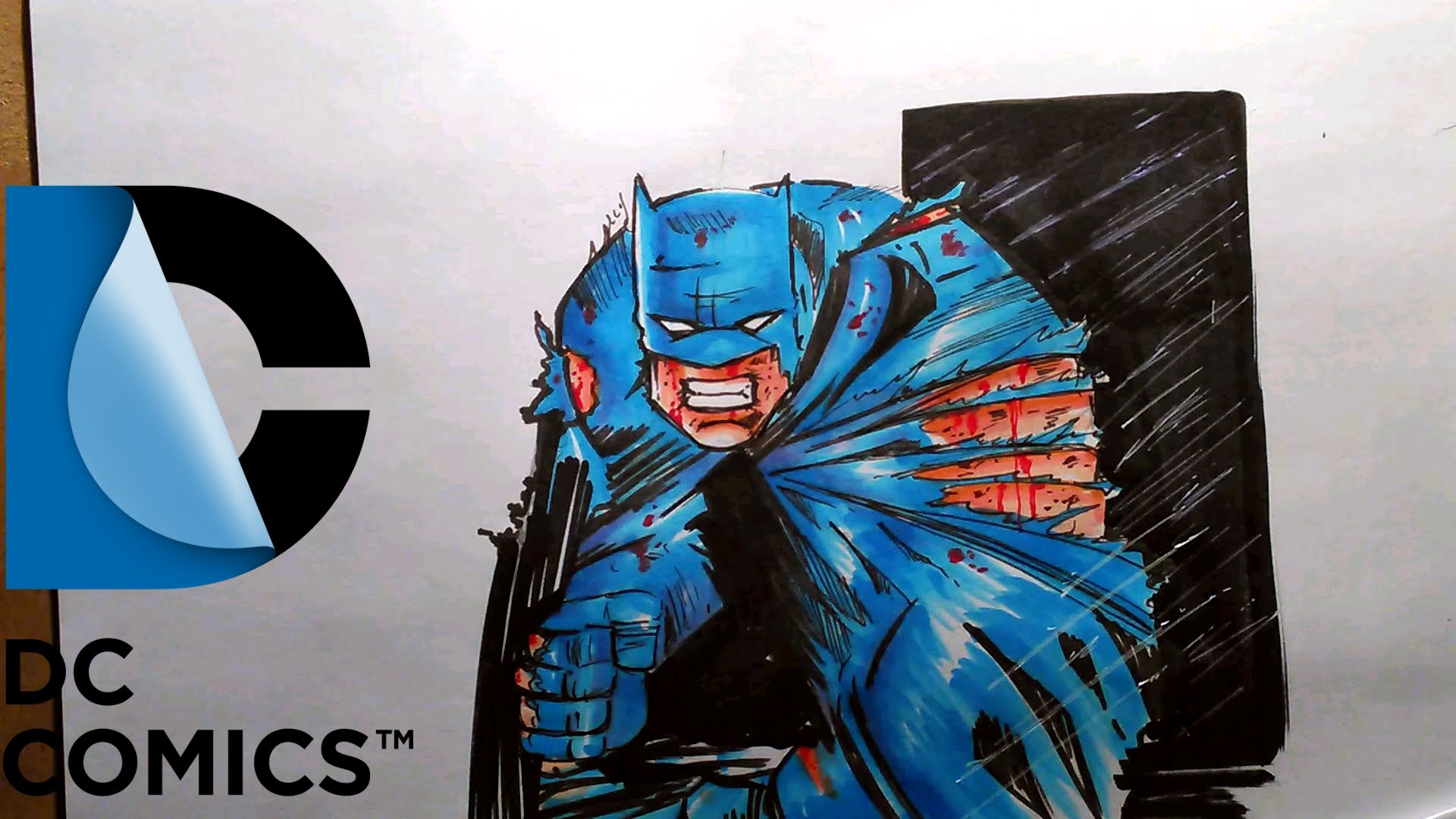 1920x1080 Drawing Batman The Dark Knight Return, Dc Comics