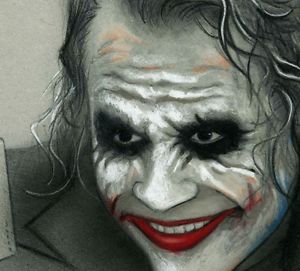 300x271 Joker Drawing 12 X 18