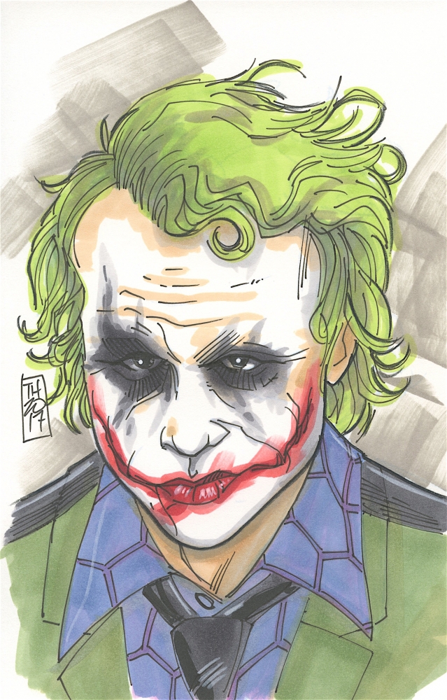 Dark Knight Joker Drawing at GetDrawings | Free download