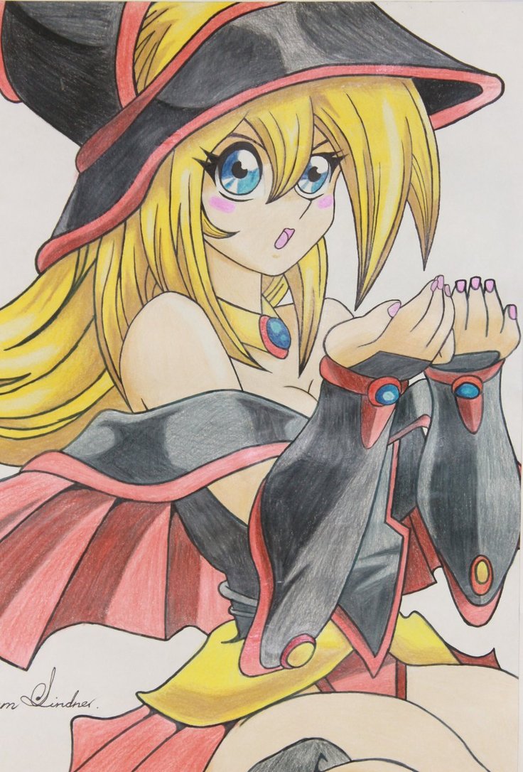 736x1086 Black Dark Magician Girl By Samlindner