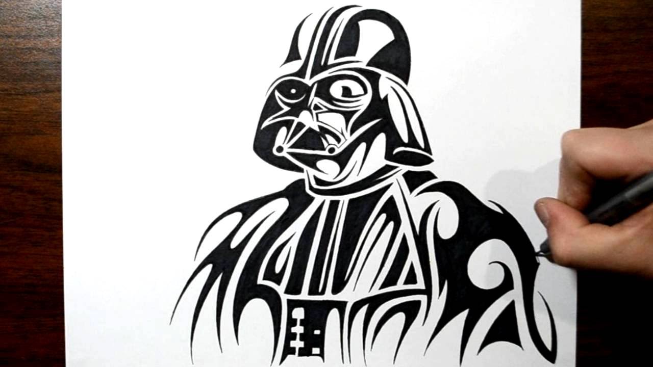 1280x720 How To Draw Darth Vader