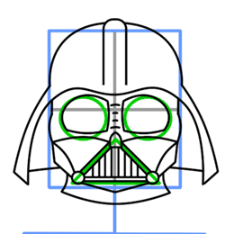 260x260 How To Draw Darth Vader, Need This For Starwars Cookies Almost