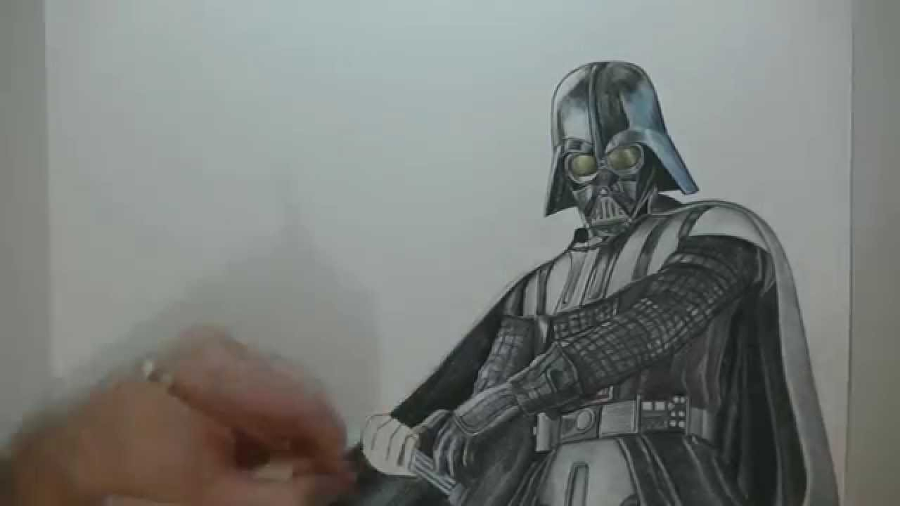 1280x720 Easy Darth Vader Pencil Drawing Drawing Darth Vader