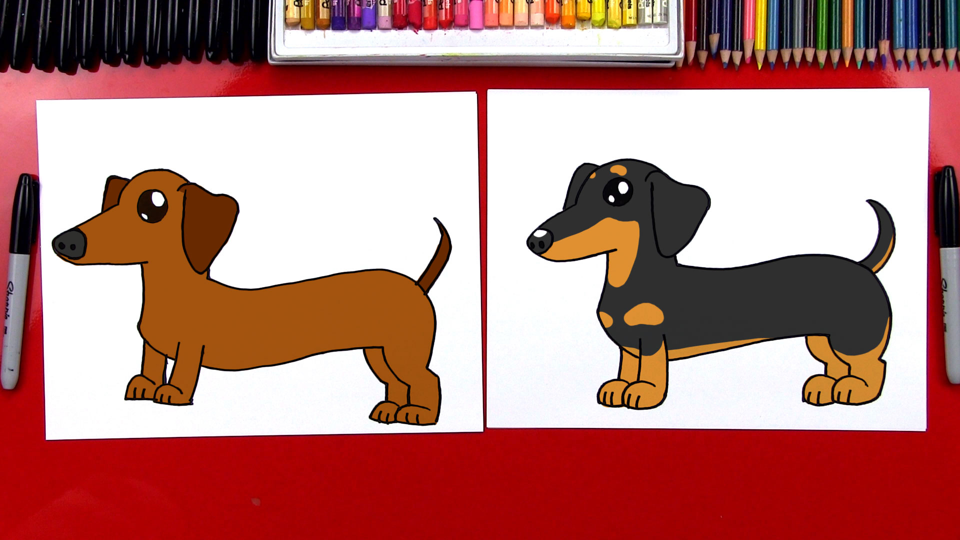 1920x1080 How To Draw A Dachshund