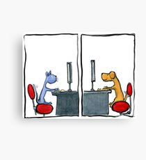 210x230 Dating Drawing Canvas Prints Redbubble