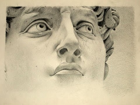 480x360 How To Draw A Face Michelangelo's Famous David Sculpture