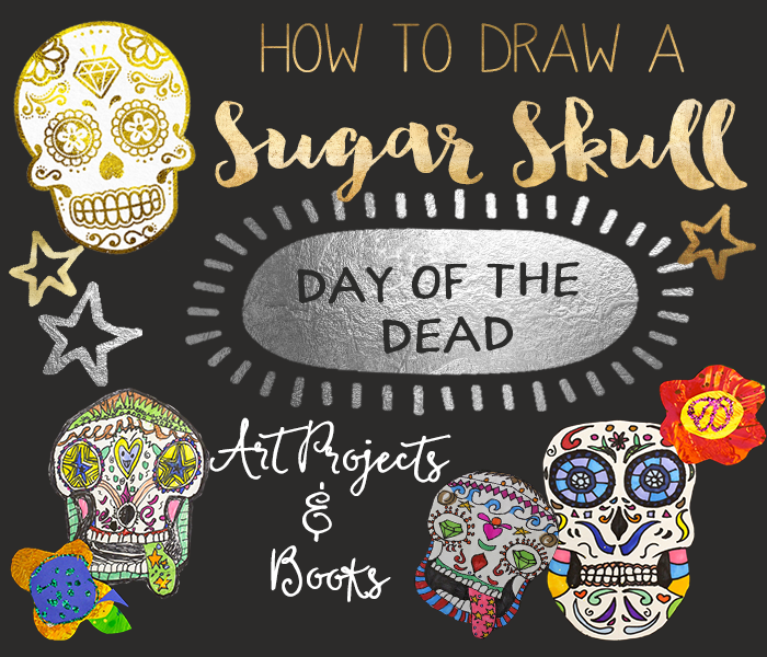 700x600 Sugar Skulls Amp Day Of The Dead Art Ideas Deep Space Sparkle