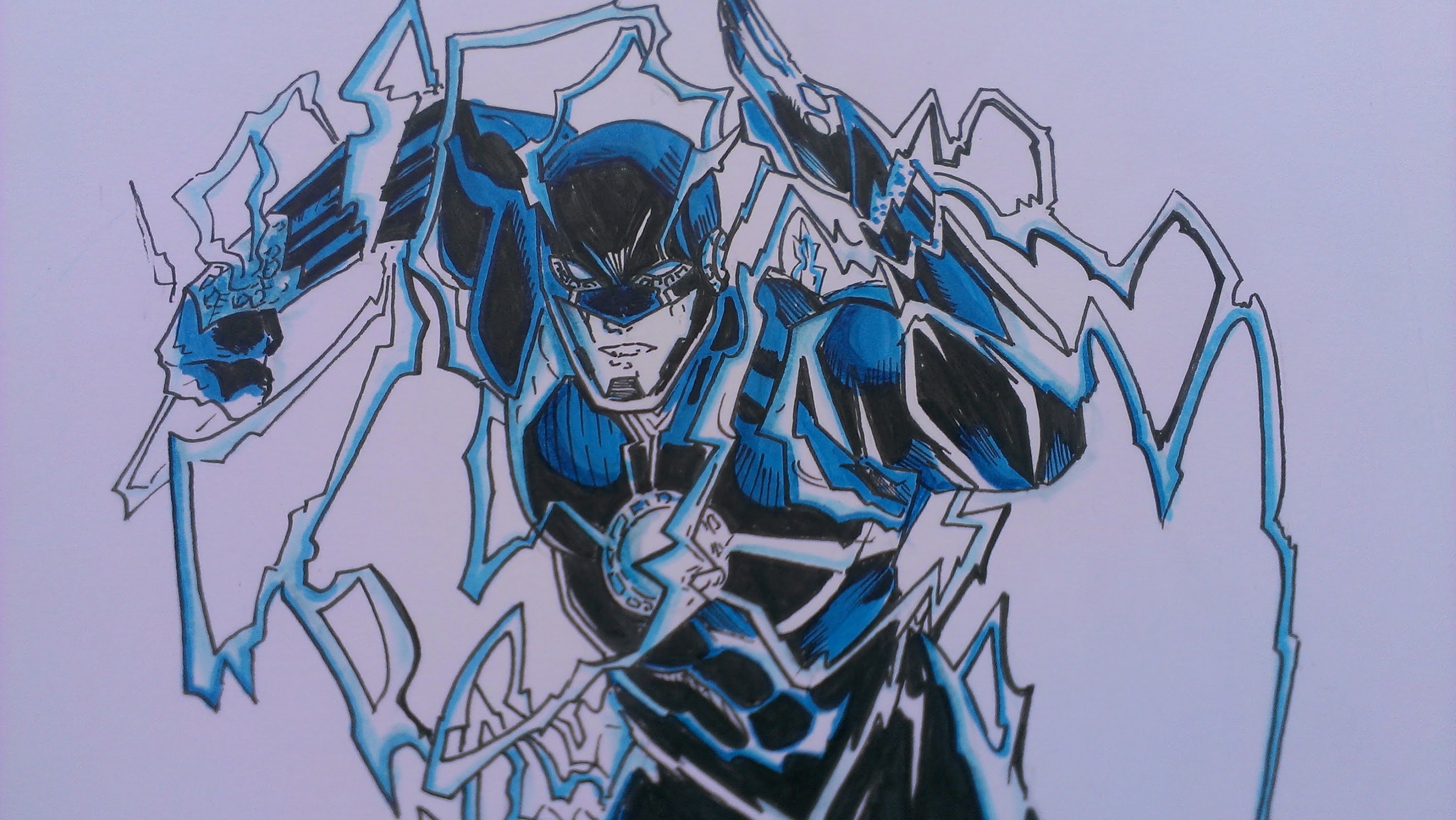 3000x1691 Drawing Berry Allan, Dc Comics The New 52