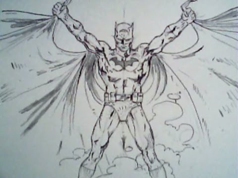 480x360 How To Draw Batman, The Darknight (Dc Comics)