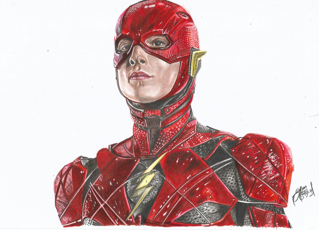 1024x739 Speed Drawing The Flash