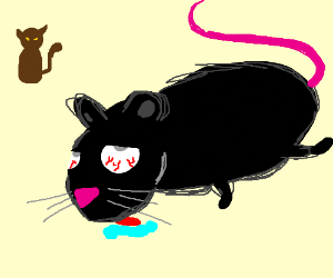 300x250 A Cute Dead Mouse