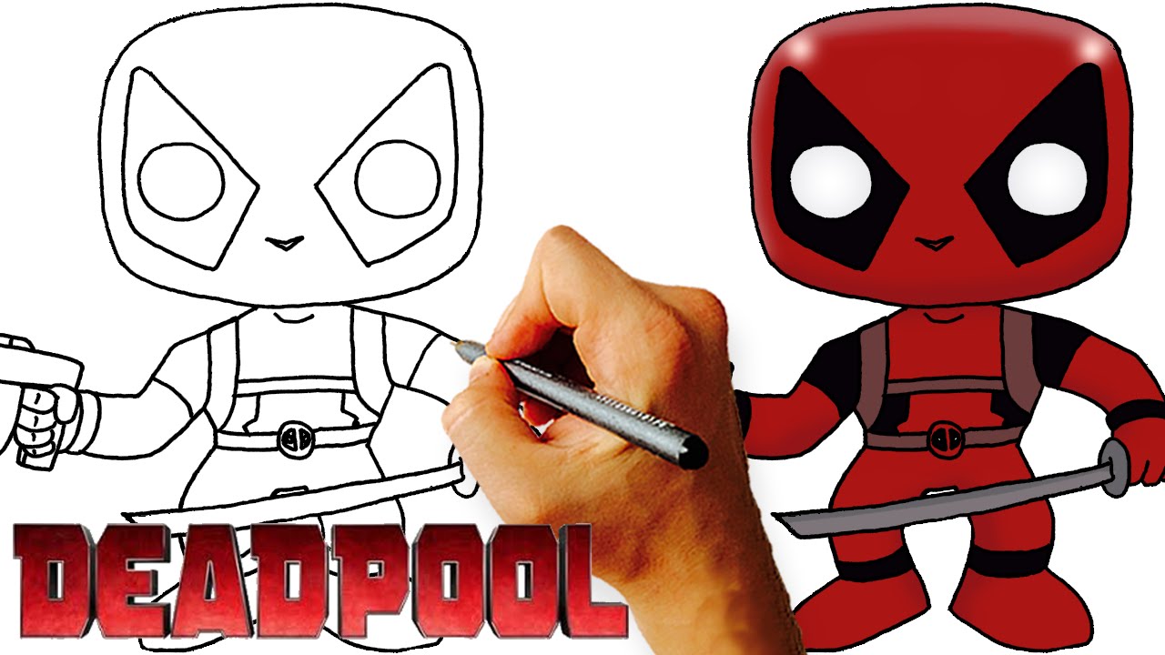 1280x720 How To Draw Chibi Deadpool Step By Step Art Lesson