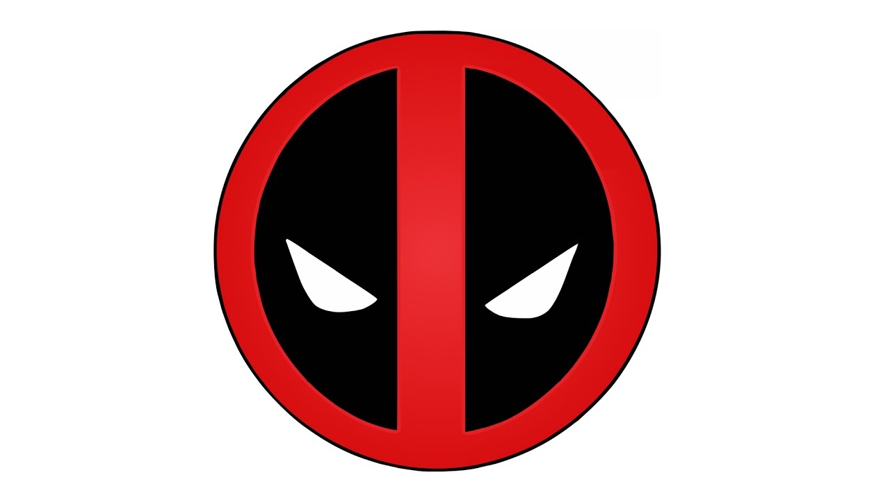 1280x720 How To Draw The Deadpool Logo (Emblem)