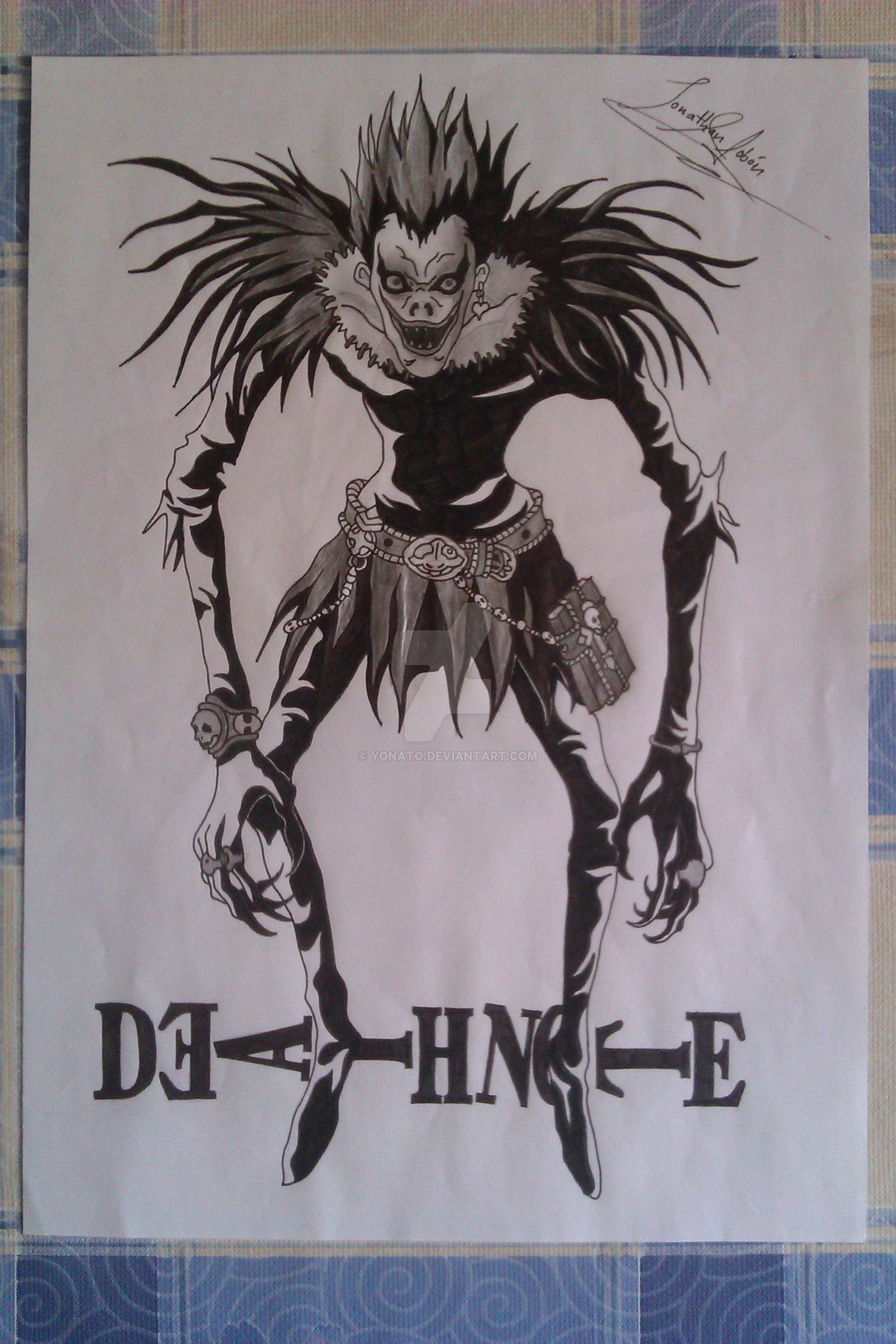 1600x2400 Death Note Drawings My Drawings Death Note, Shinigami Ryukyonato