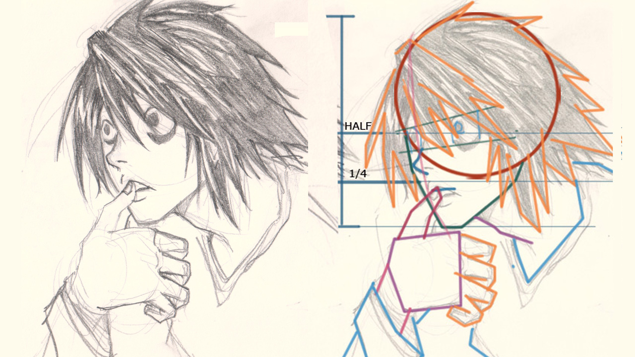 1280x720 How To Draw L Death Note