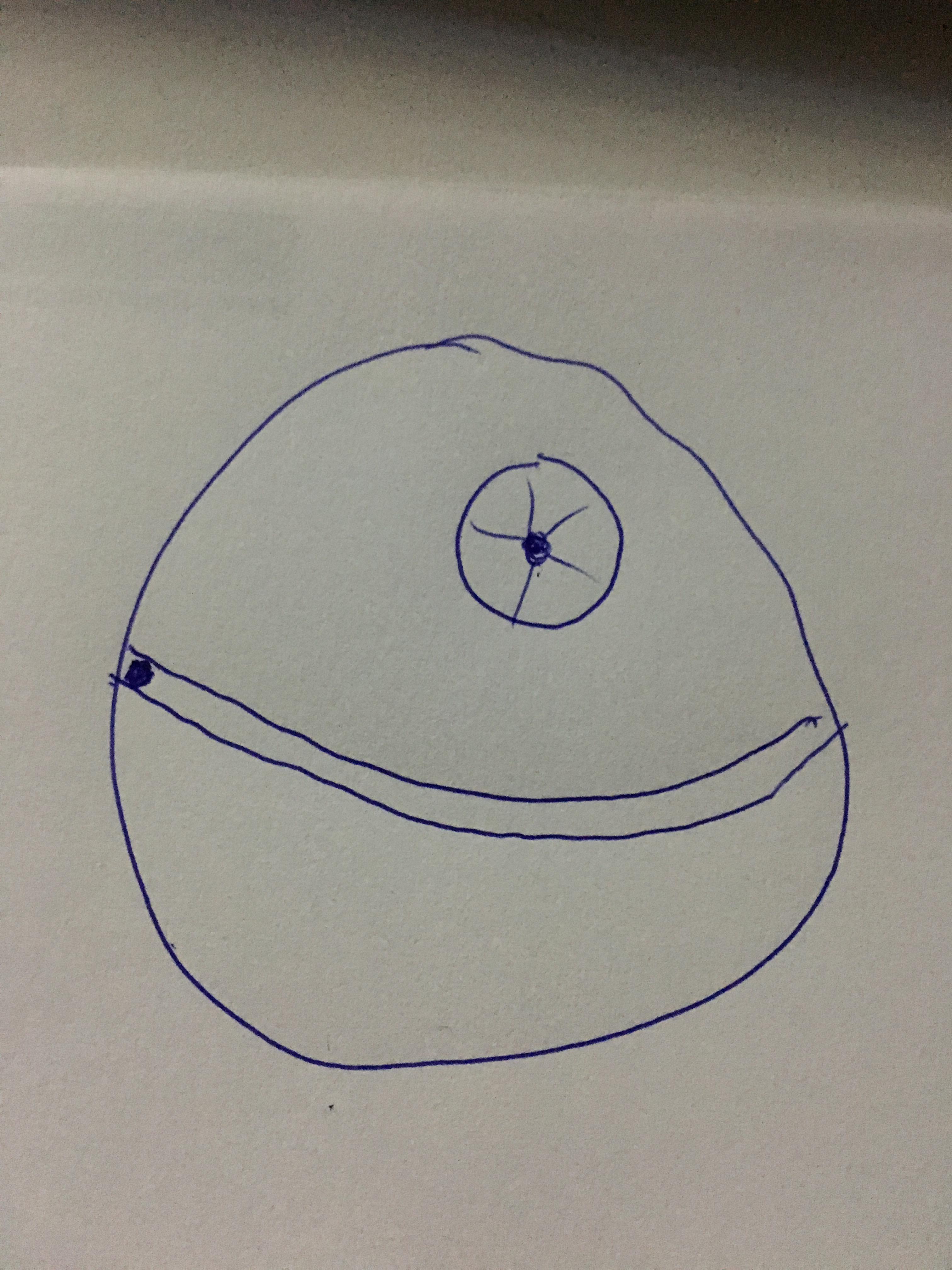 3024x4032 Death Star, Exhaust Port Included