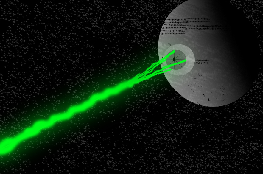 883x584 Death Star Drawing By Astralview