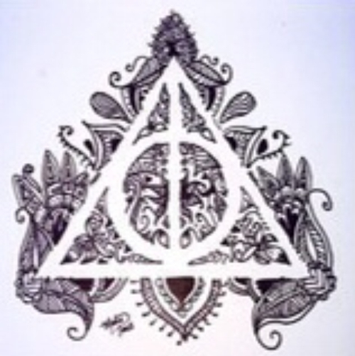 500x502 Deathly Hallows Drawing Shared By Finini2.0 On We Heart It