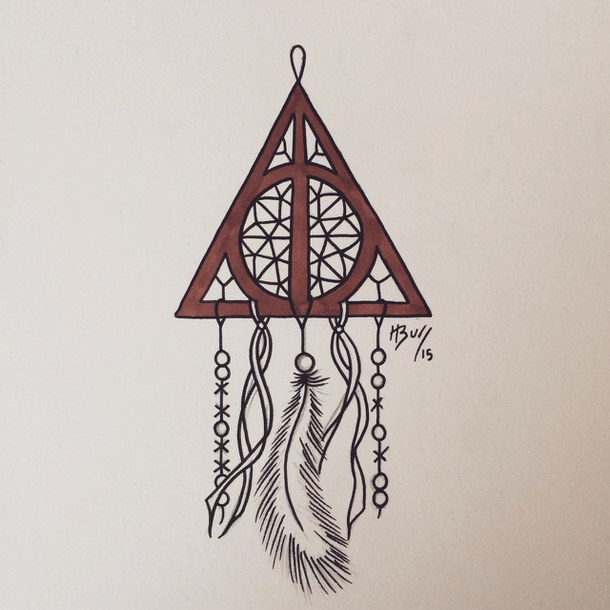 610x610 Deathly Hallows Dreamcatcher 02,07,15