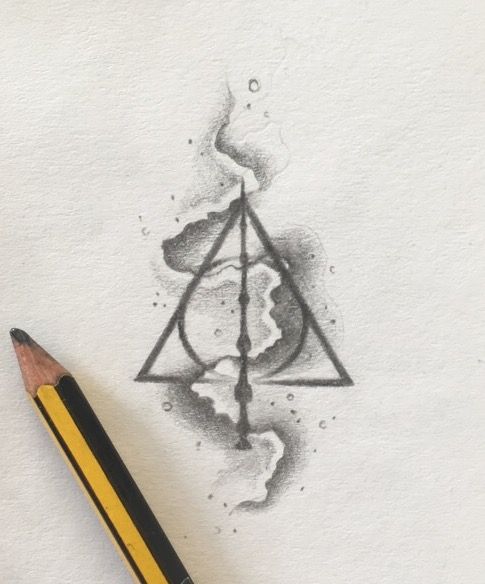 485x584 Deathly Hallows Tattoo Design Tattoos Deathly