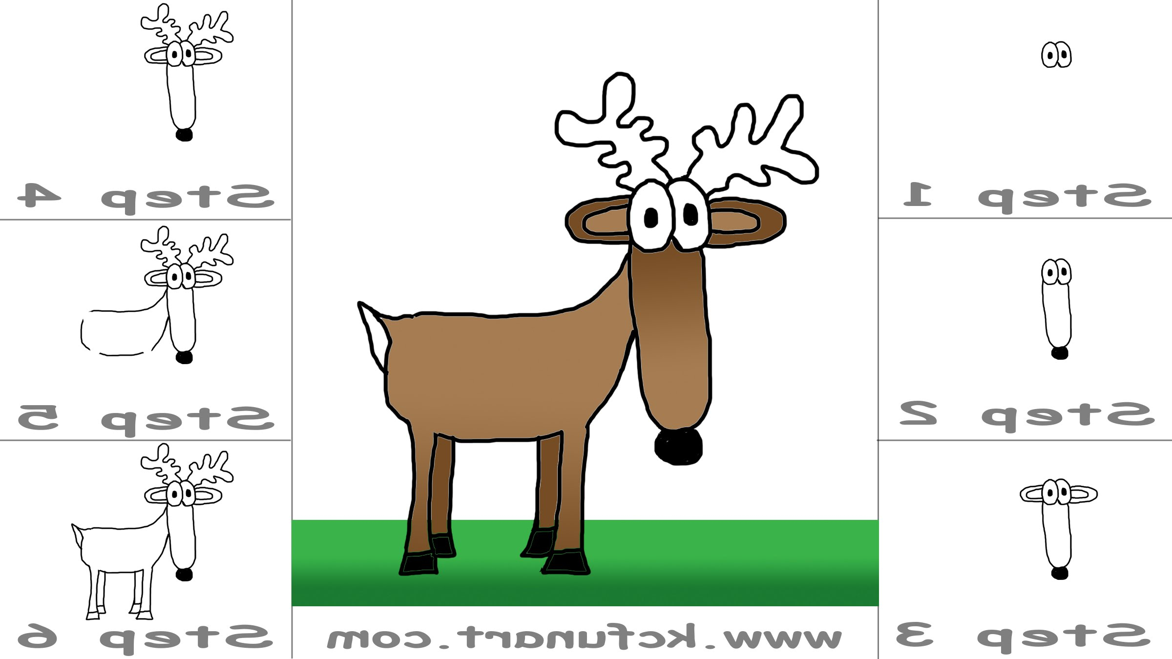 2400x1350 60 How To Draw A Cartoon Deer