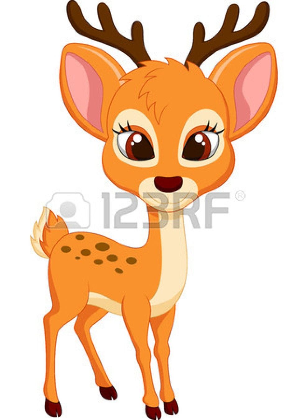 936x1350 Cute Deer Cartoon Card Ideas Deer Cartoon, Cartoon