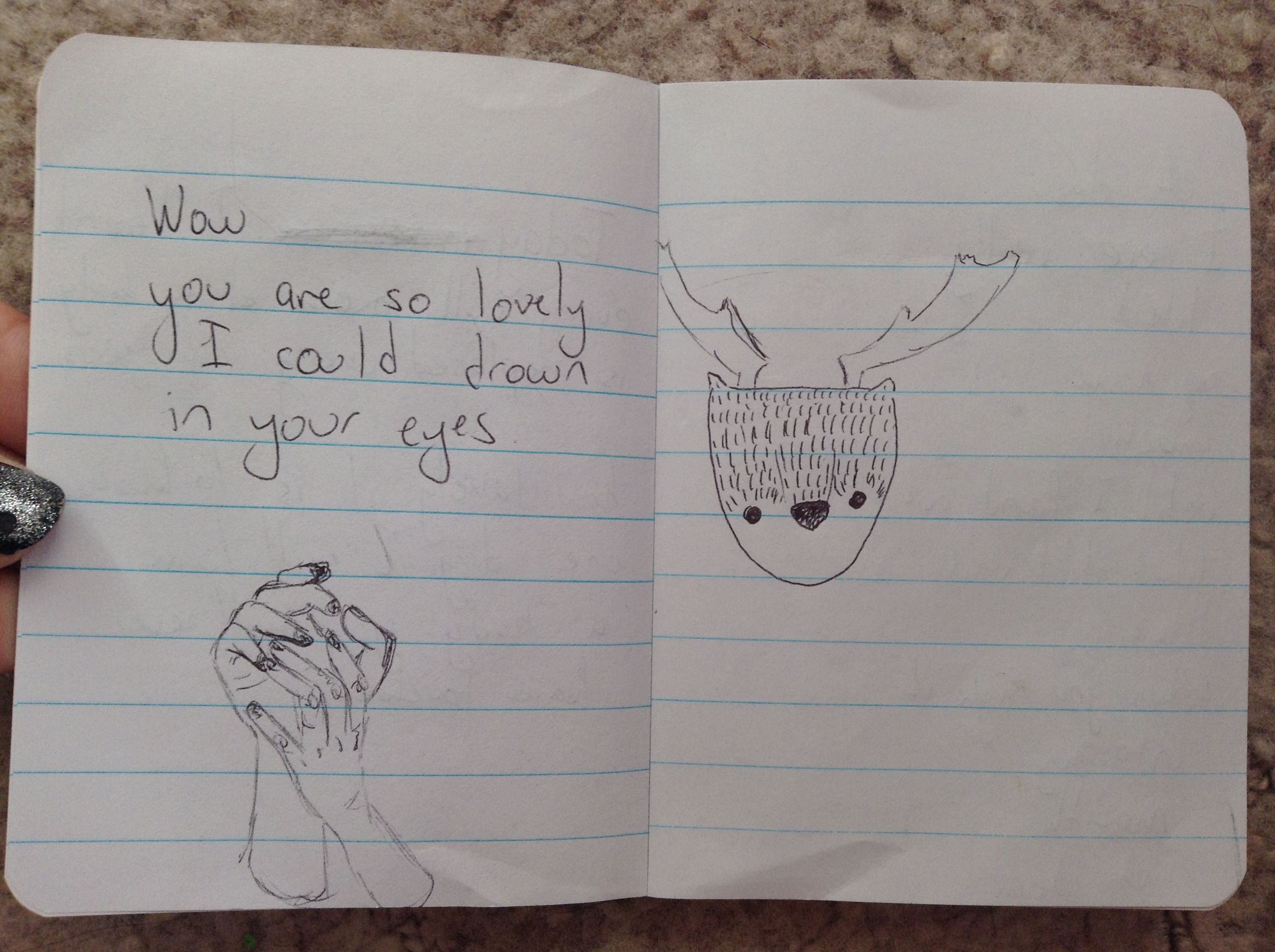 2592x1936 Wow You Are So Lovely I Could Drown In Your Eyes (Drawings