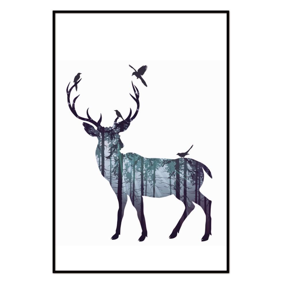 980x976 Nordic Poster Canvas Painting No Frame Abstract Wall Art Pictures