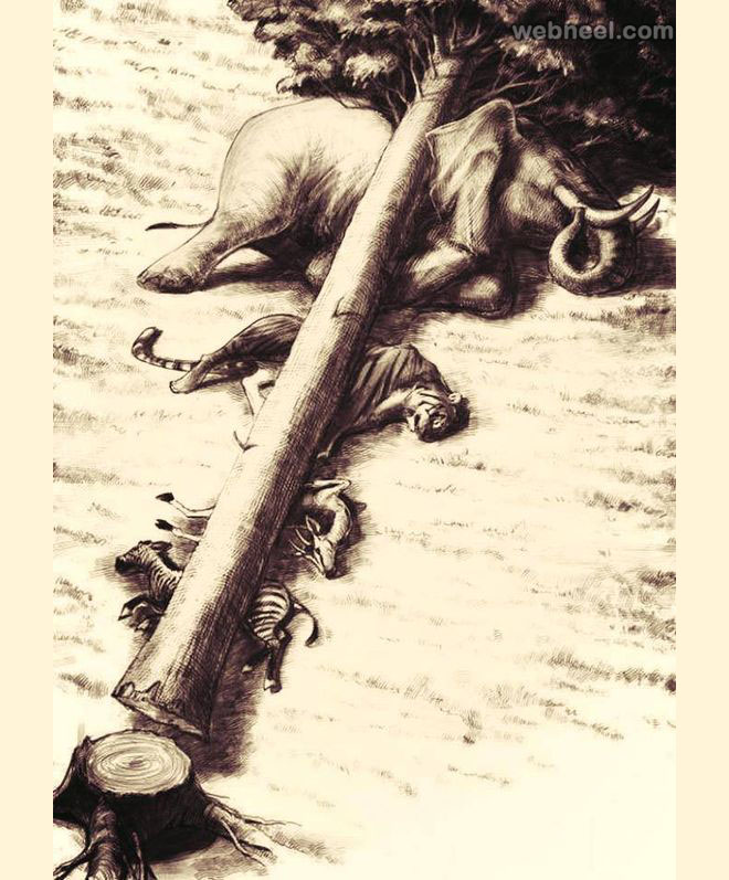 660x797 Deforestation Ads Drawing 11