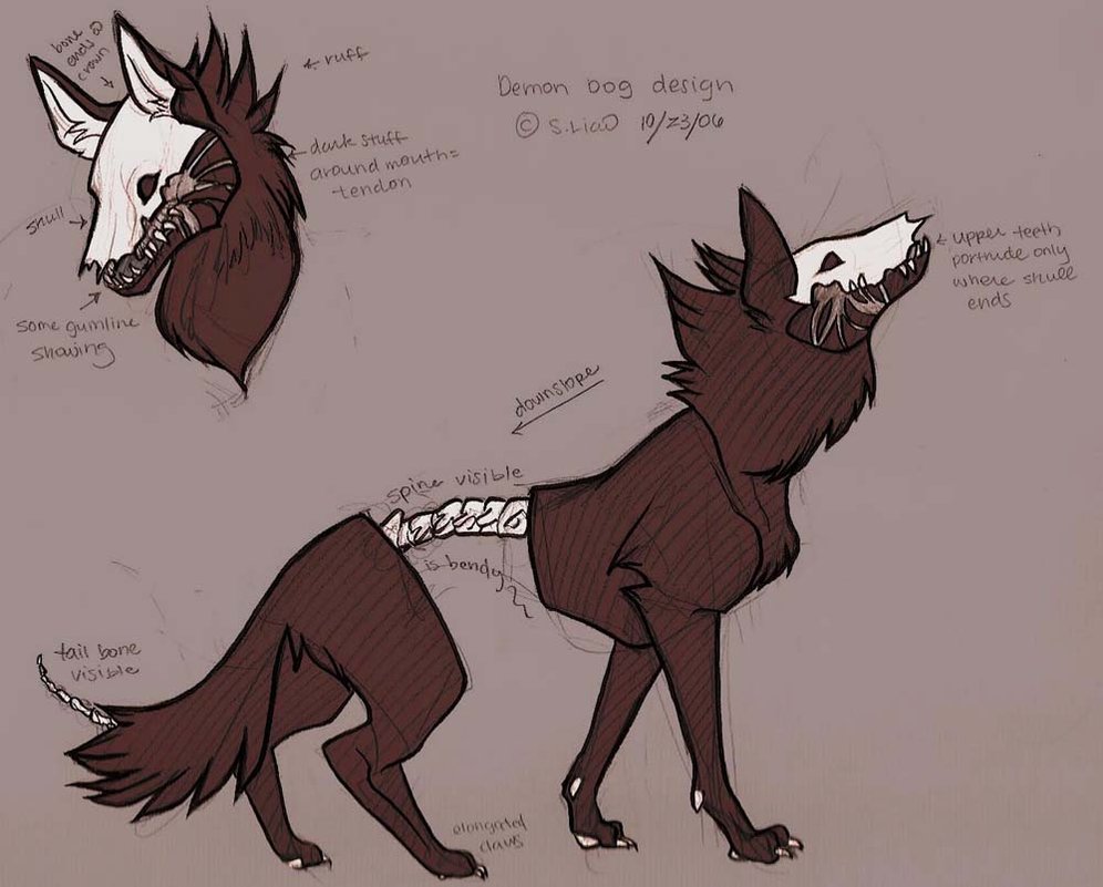 996x801 Demon Dog Design By Lemonfruitpie
