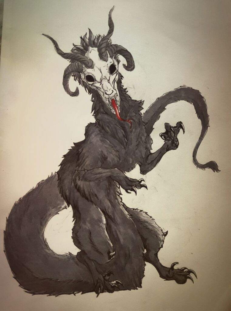 Demon Dragon Drawing at GetDrawings | Free download