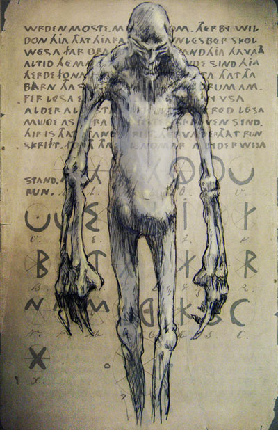 400x618 Evil Demons Drawings