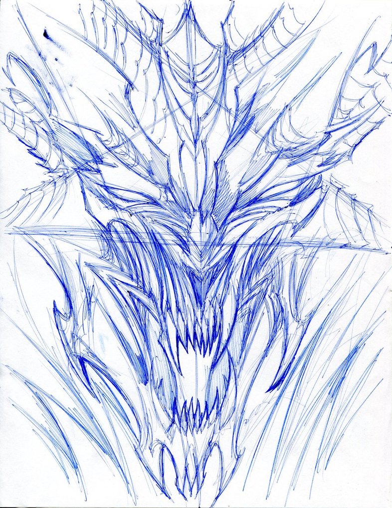 786x1017 Demon Face By Winddragon24