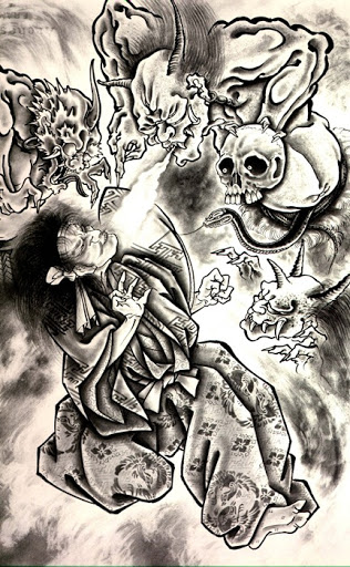 316x512 How To Draw A Demon Tattoo Zentrader